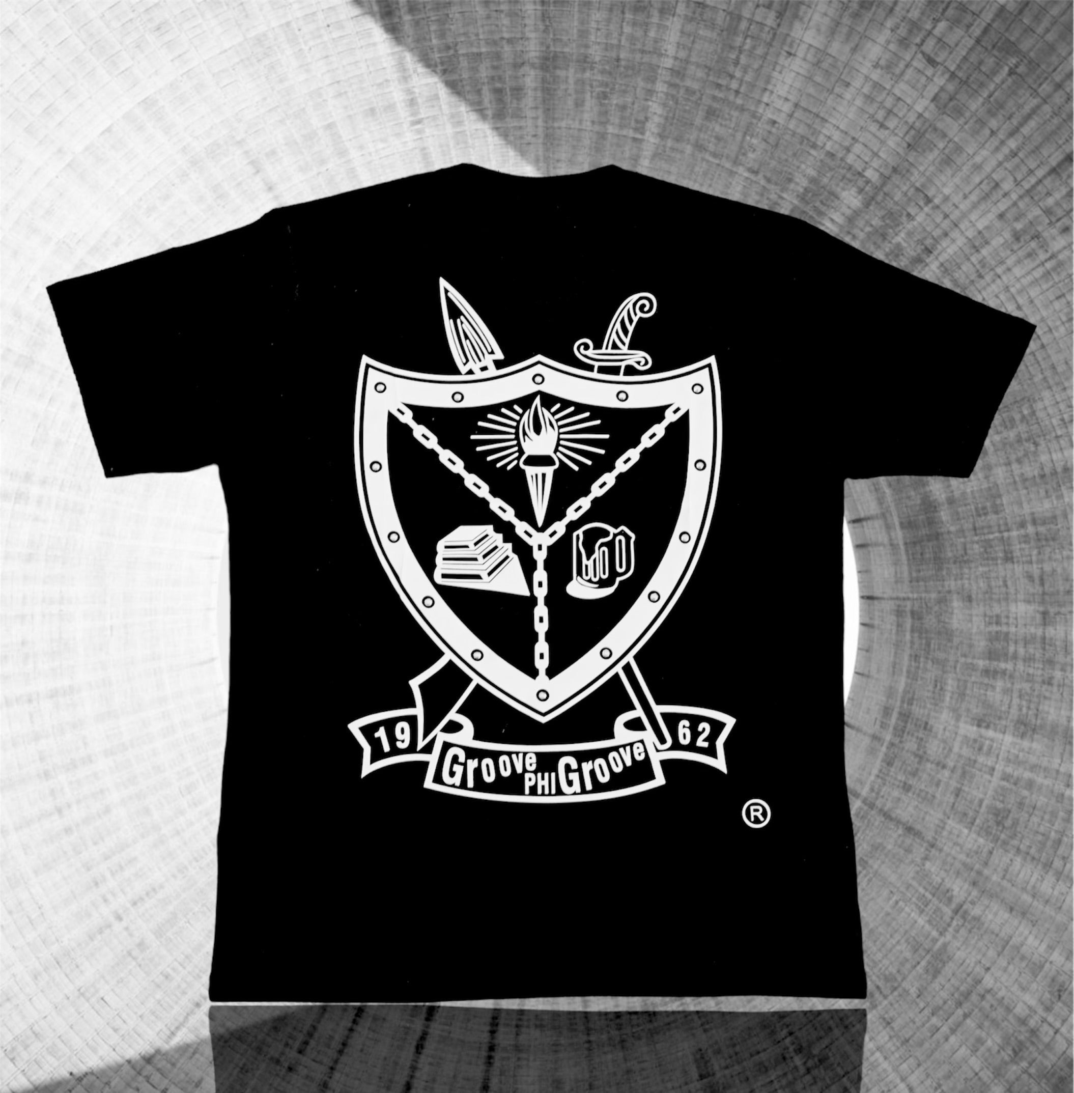 Groove Rhinestones / Shield on The Back