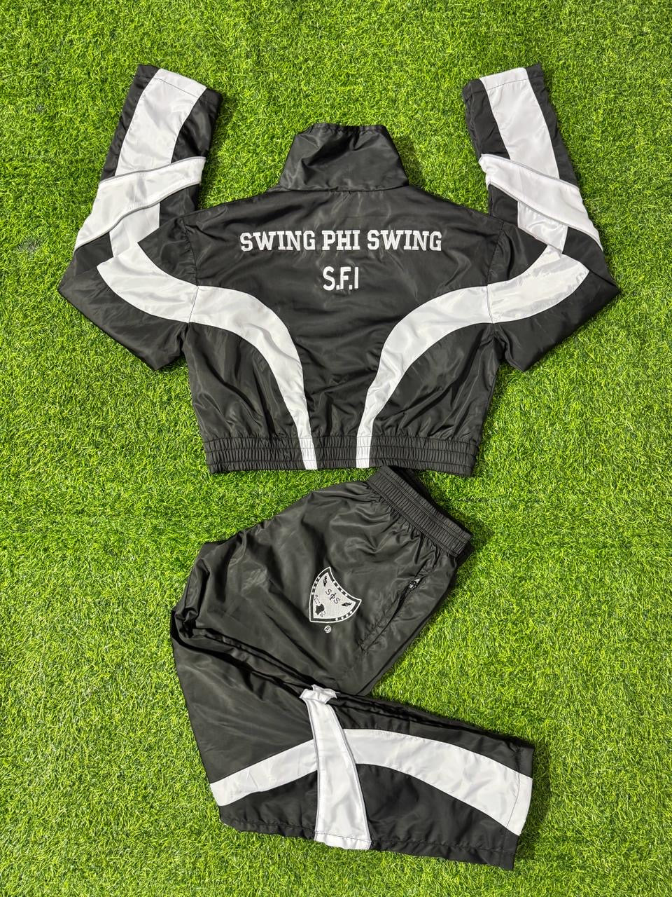 Swing Track suit Cropped Srungee Bottom
