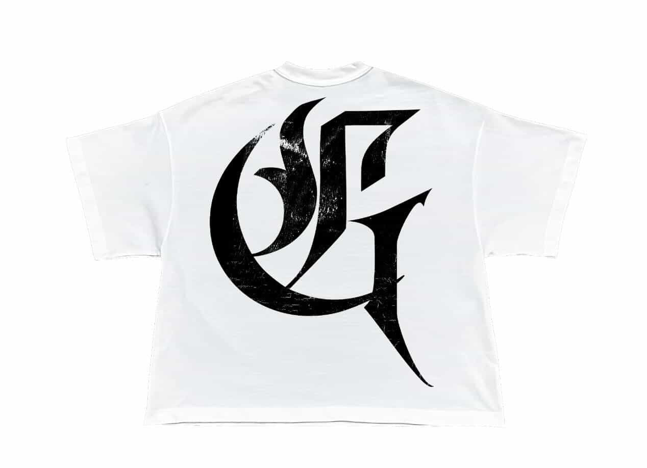 White Groove Boxy Drop Shoulder Tee Pre Order