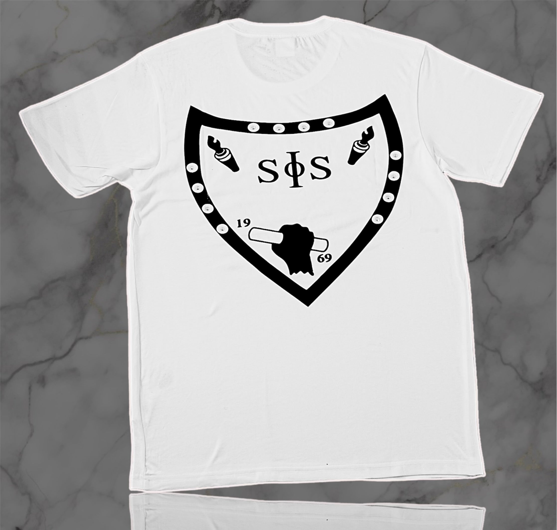 Swing Rhinestone T Shirt White
